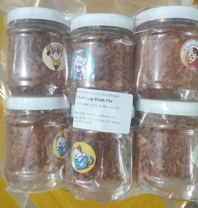 Muối Tép Hành Phi Nguyễn Yến 600g